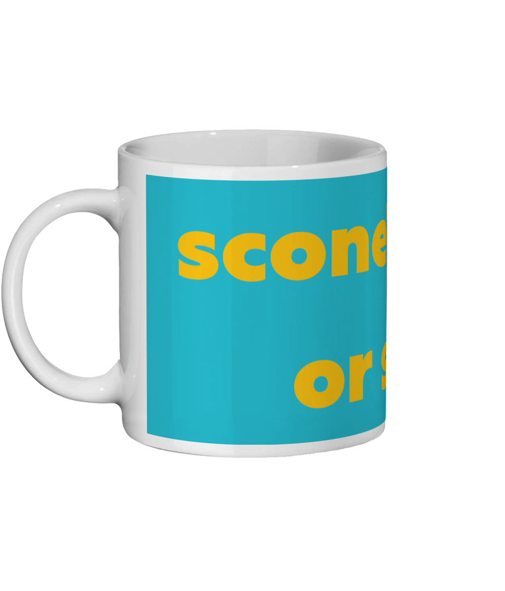 Scone or Scone? Mug