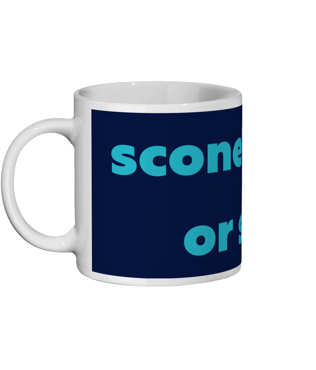 Scone or Scone? Mug