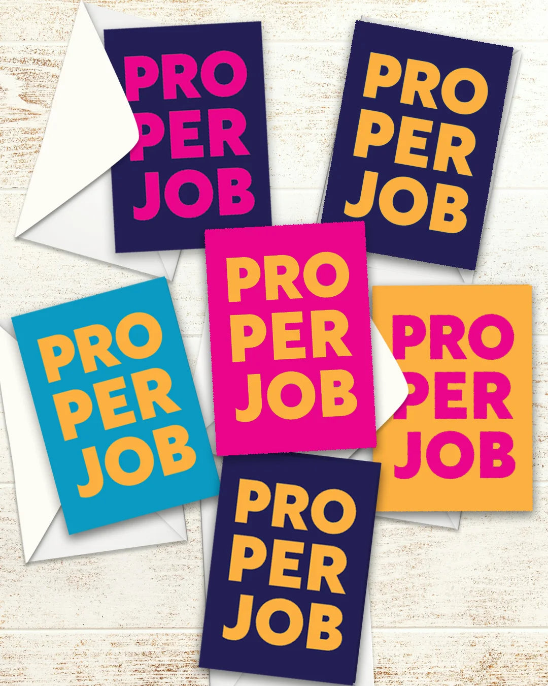 Greetings Card - Proper Job