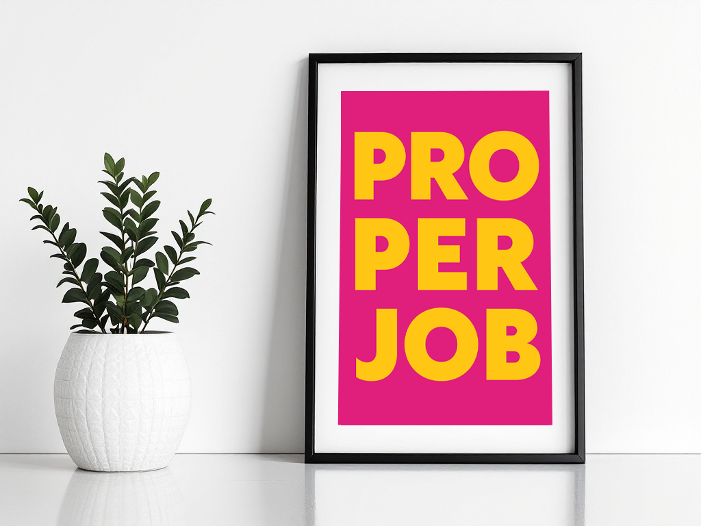 Proper Job Print