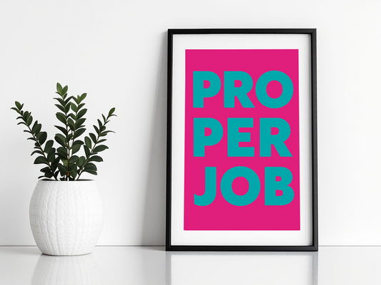 Proper Job Print