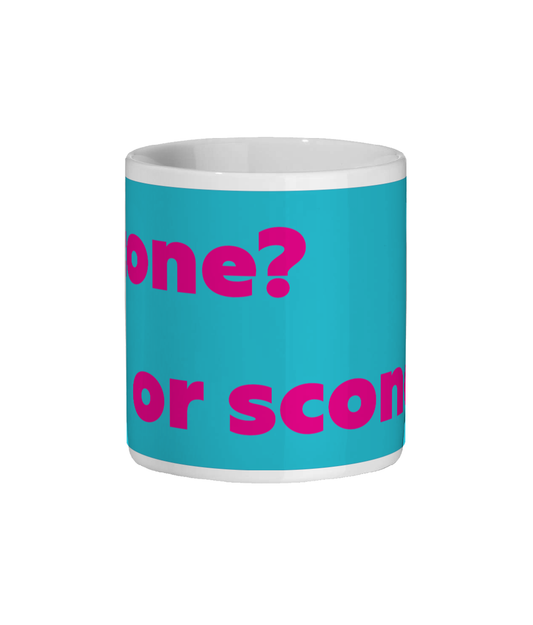 Scone or Scone? Mug