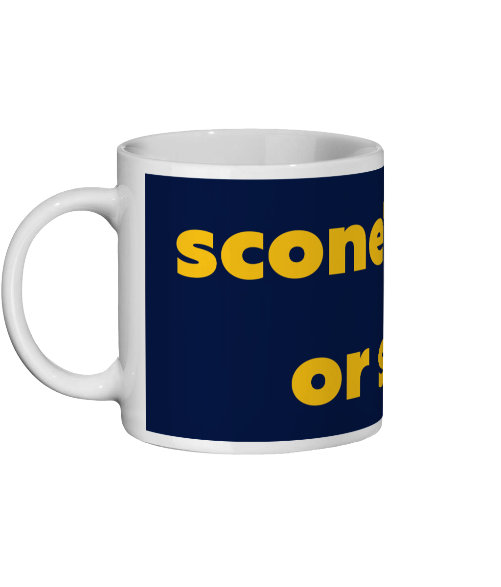 Scone or Scone? Mug