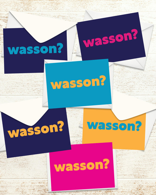 Greetings Card - Wasson