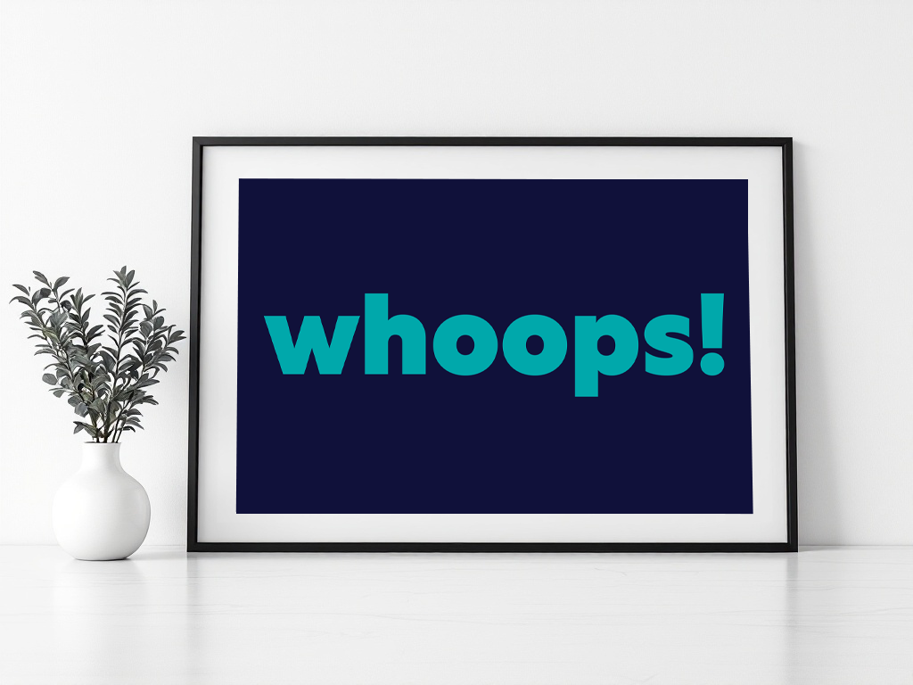 Whoops Digital Download