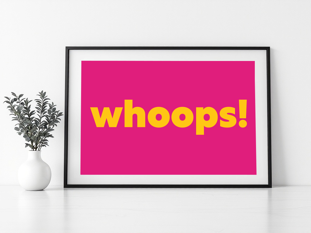 Whoops Digital Download
