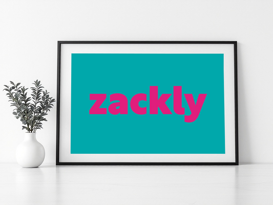 Zackly Print