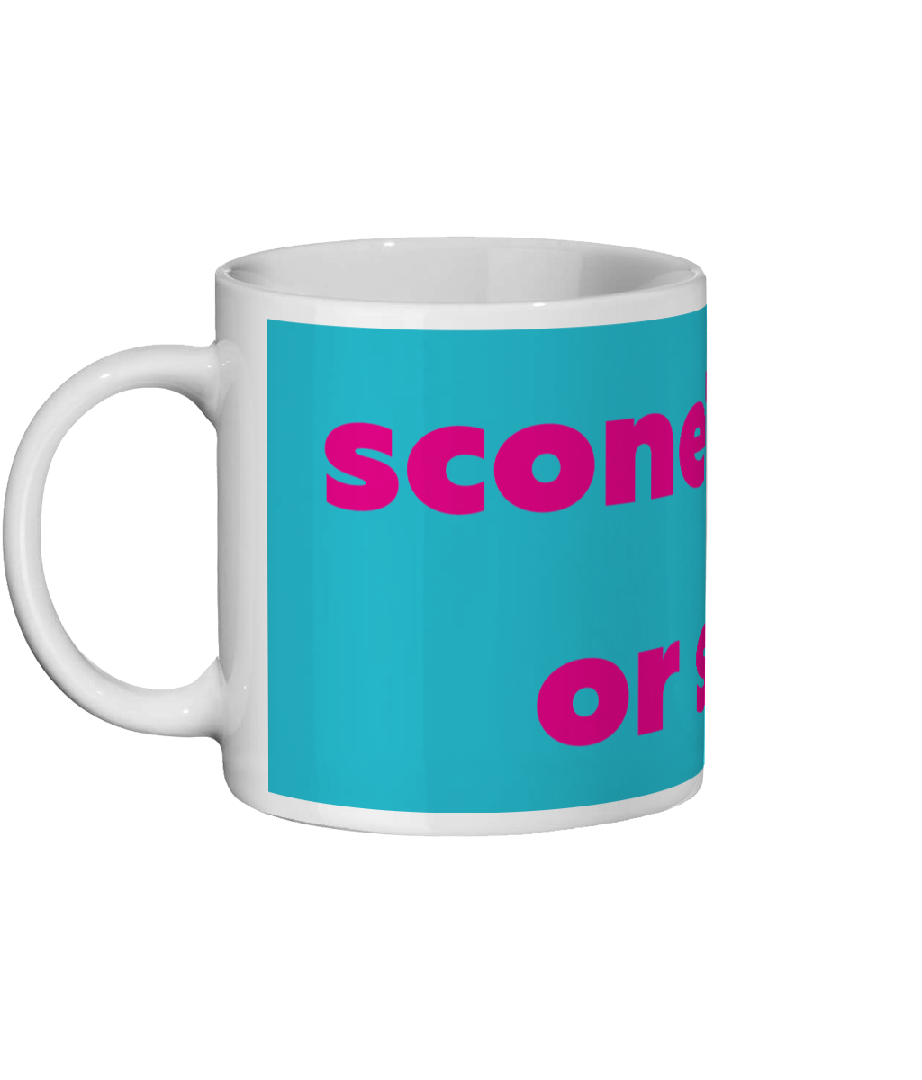Scone or Scone? Mug