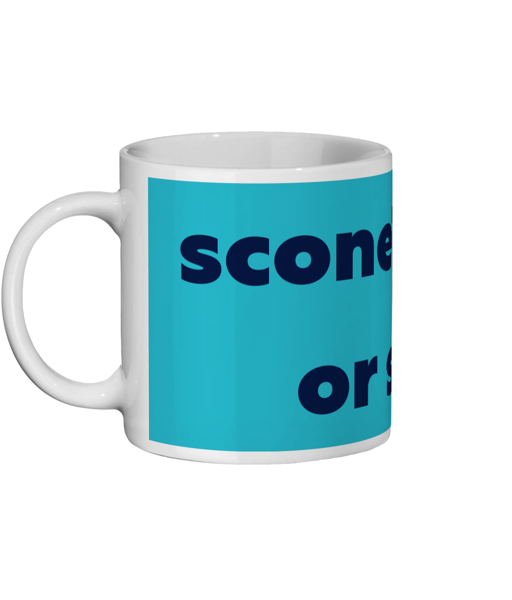 Scone or Scone? Mug