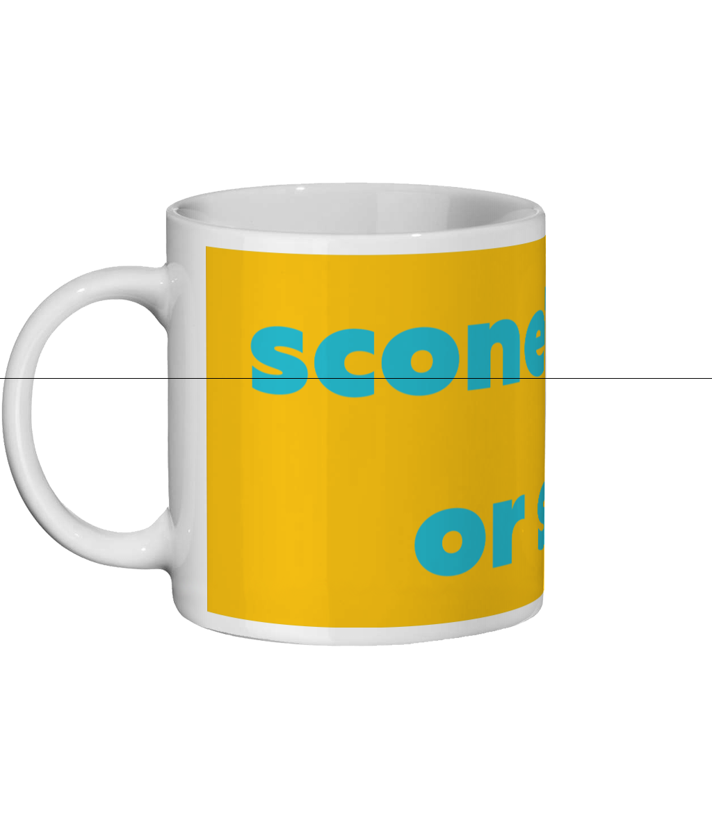 Scone or Scone? Mug