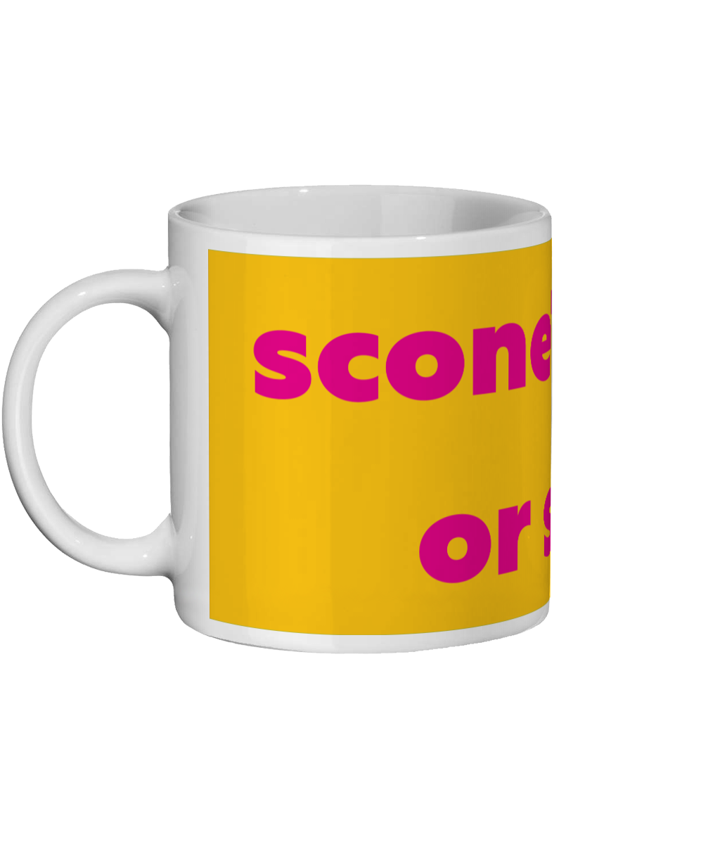 Scone or Scone? Mug