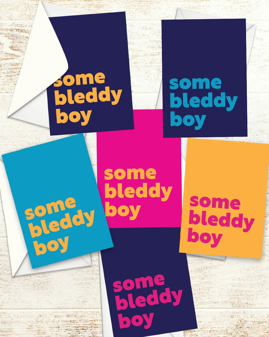 Greetings Card - Some Bleddy Boy