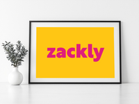 Zackly Print